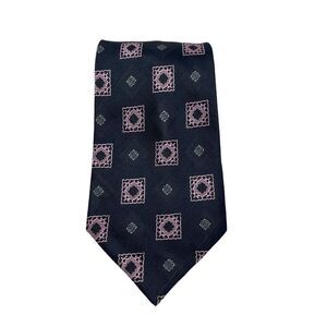 Umberto Frasi Neck Tie Men's Polyester Textured Blue Handmade Italia‎ 4"x60"
